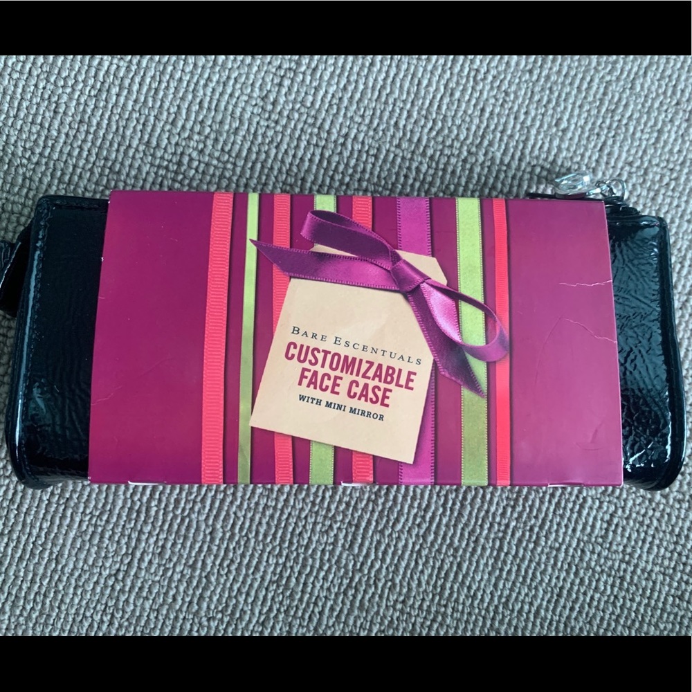 NEW Bare Minerals Escentuals customizable makeup case bag cosmetics pouch purse